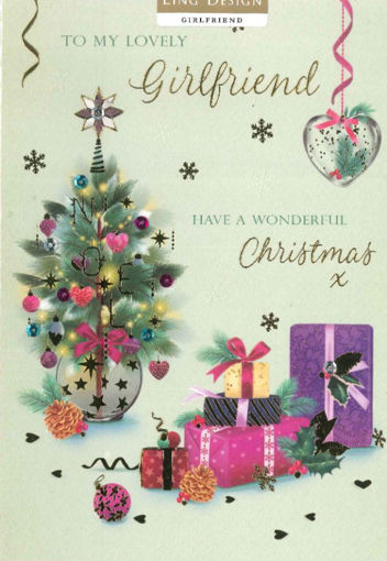 Picture of LOVELY GIRLFRIEND CHRISTMAS CARD